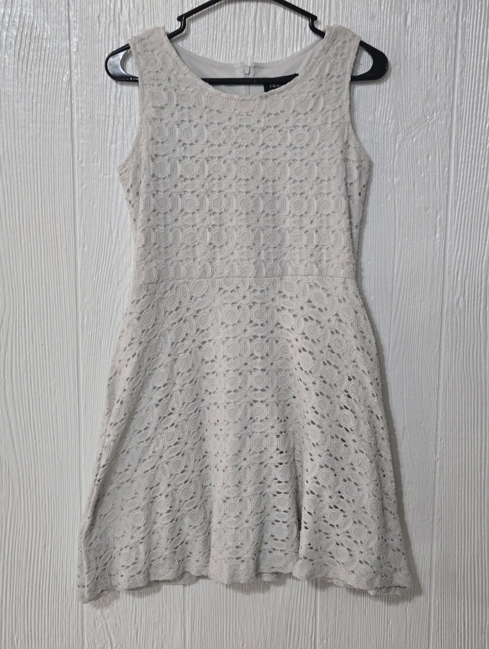RN Studio by Ronni Nicole White Lace Fit & Flare Dress 6P